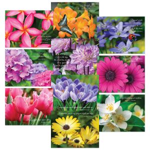 Faith Photo Floral Note Cards Value Pack