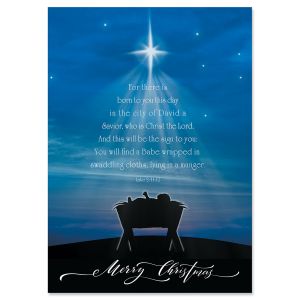 Born To You This Day Religious Christmas Cards