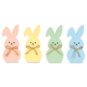 Wooden Deco Easter Bunnies