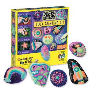 Glow-in-the-Dark Rock Painting Kit 