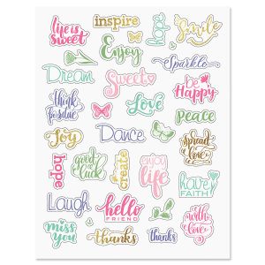 Positive Vibes Stickers - BOGO