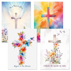 Joy Crosses Easter Cards