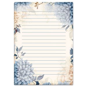 Blue Dahlias Notepad - BOGO