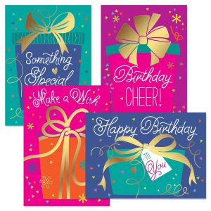 Deluxe Boxes N Bows Birthday Cards and Seals