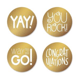 Deluxe Big Congrats Seals (4 Designs)