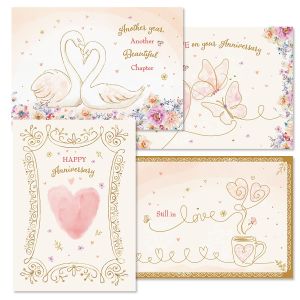 Warm Wishes Anniversary Cards and Seals