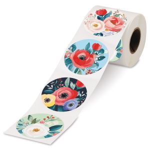 Floral Rolled Stickers