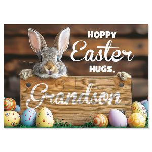 Wishes For Grandson Easter Card