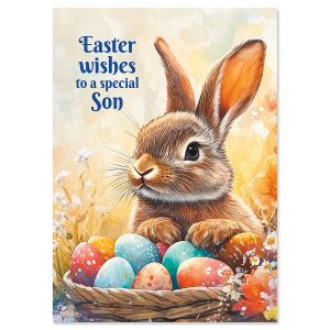 Easter Wishes For My Son Easter Card  