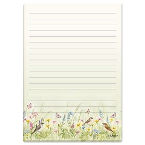 Watercolor Birds and Butterflies Notepad - BOGO
