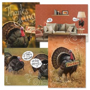 Turkey Day Thanksgiving Cards