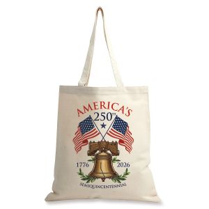 Liberty Bell Natural Canvas Tote