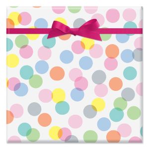 Dots All Folks Jumbo Rolled Gift Wrap