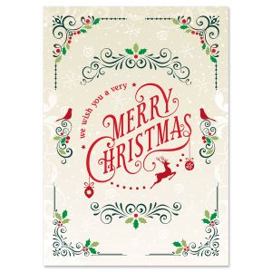 Very Merry Christmas Cards - BOGO