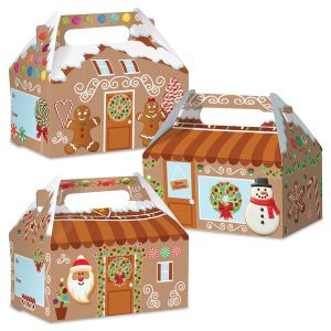 Gingerbread House Treat Boxes Set