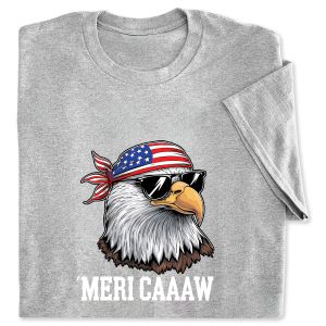 Mericaaaw Grey Adult T-Shirt