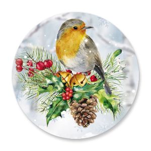 Winter's Songbird Christmas Seals