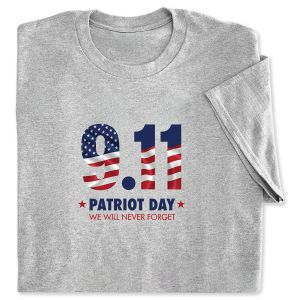 9/11 Patriot Grey Adult T-Shirt