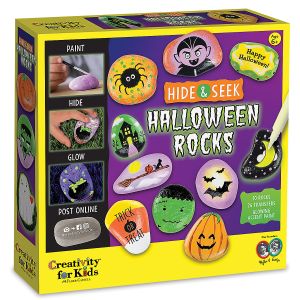 Halloween Rock Painting