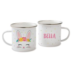 Beautiful Bunny Personalized Camp Mug