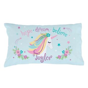 Unicorn Personalized Pillow Case