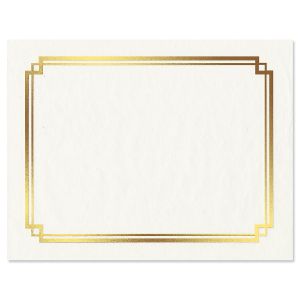 Certificate of Completions Gold Foil Parchment Certificate Paper