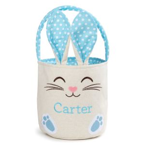 Blue Bunny Personalized Easter Basket