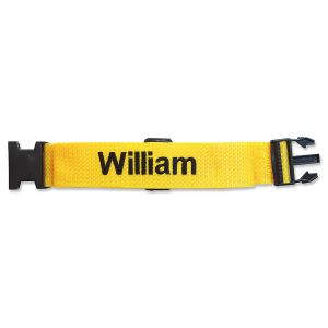 Personalized Yellow Luggage Strap