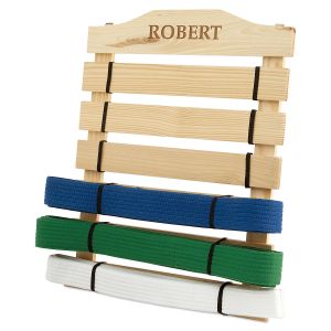 Martial Arts belt display rack