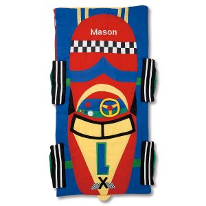 Race Car Personalized Sleeping Bag