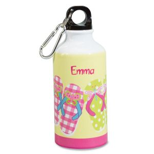 Flip Flop Personalized Water Bottle