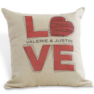 L-O-V-E Decorative Pillow