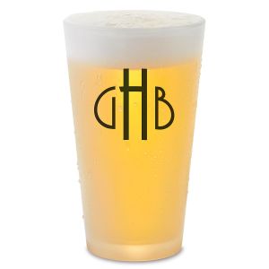 Monogram Personalized Pint Beer Glass