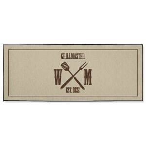Grill Master Personalized Doormat