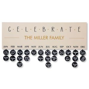 Celebrate Dates Customized Plaque 