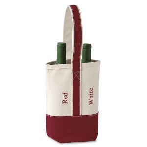 Burgundy Wine Personalized Tote