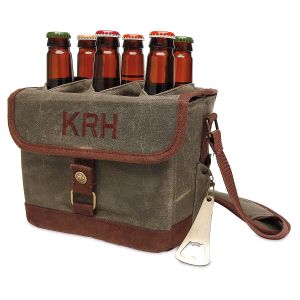 Personalized Beer Caddy Cooler Tote