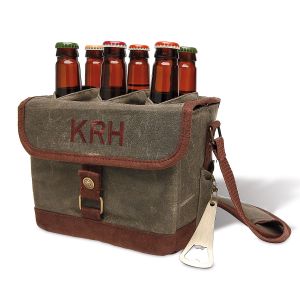 Personalized Beer Caddy Cooler Tote