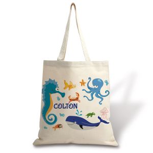 Flamingo Personalized Canvas Tote