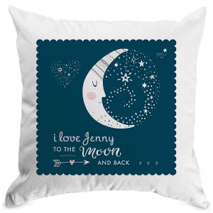 To The Moon Personalized Pillow