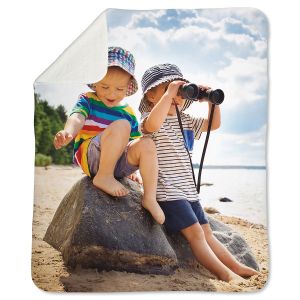 Sherpa Full Personalized Photo Throw