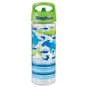 Shark Sip & Snack Personalized  Bottle by Stephen Joseph®