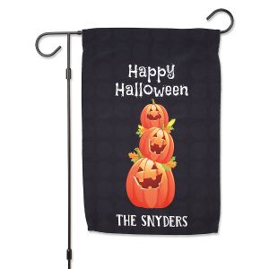 Jack-O’-Lantern Personalized Garden Flag