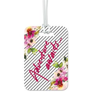 Adventure Awaits Personalized Luggage Tag