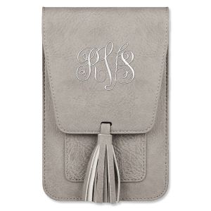 Harper Gray Personalized Crossbody Bag