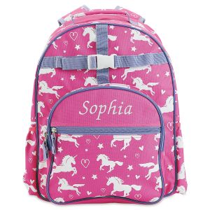 All-Over Unicorn Personalized Backpack