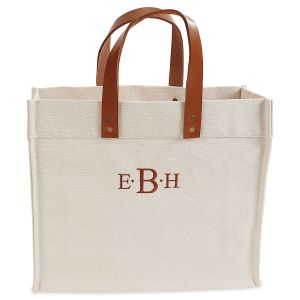 Signature Personalized Canvas Tote 