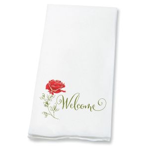 Red Rose Disposable Hand Towels