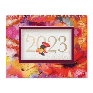2023 Floral Photo Insert Calendar