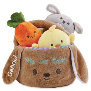 My First Easter Bunny Personalized Basket